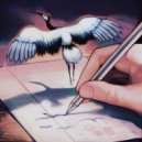 рисунки на полях - Журавли ()